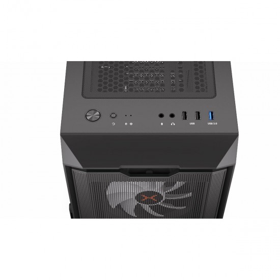 ATX Semi-tower Box Krux KRXD003 Black