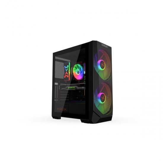 ATX Semi-tower Box Krux Vortex Black