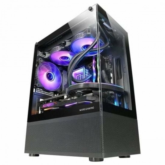 ATX Semi-tower Box Mars Gaming MCSE Black