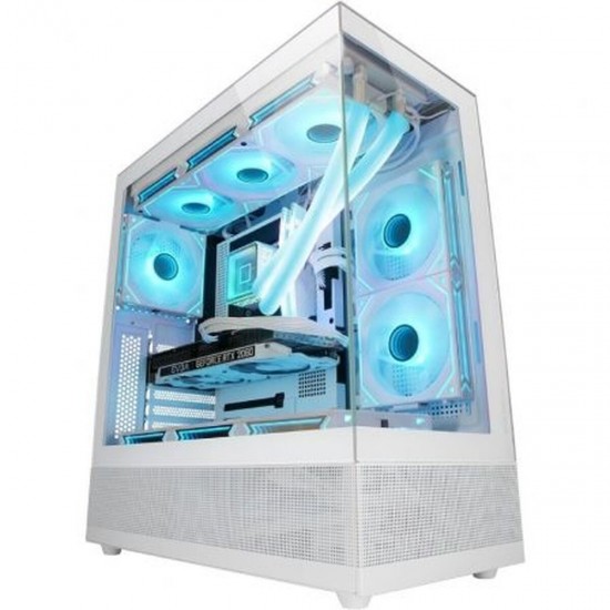 ATX Semi-tower Box Mars Gaming MCSETW White