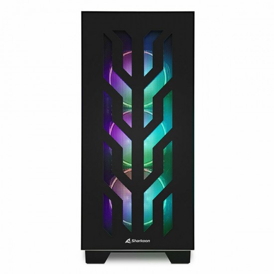 ATX Semi-tower Box Sharkoon CA300T Black RGB