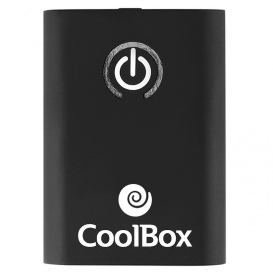 Audio Bluetooth Transmitter-Receiver CoolBox COO-BTALINK 160 mAh Black