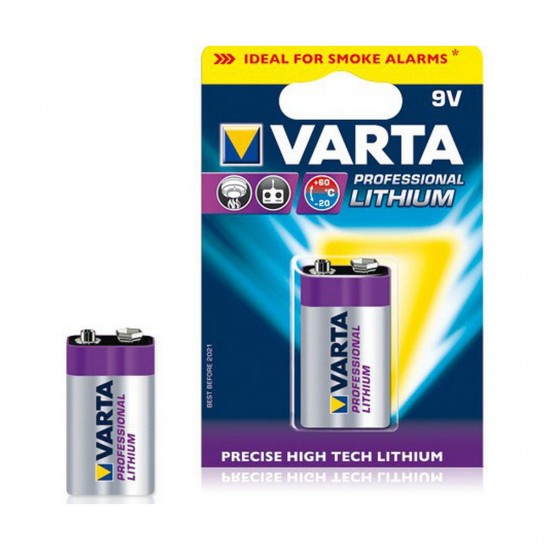 Batteries Varta Ultra Lithium 9 V (1 Unit)