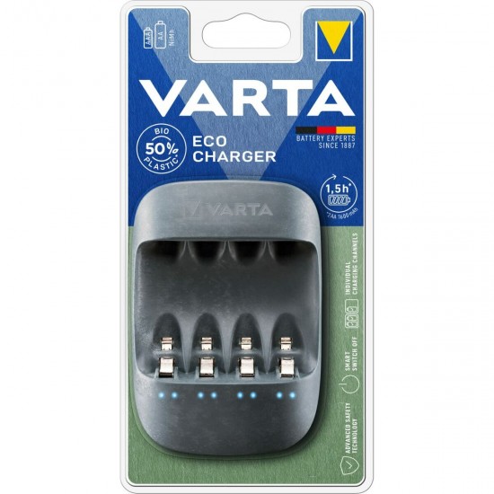 Battery charger Varta Eco Charger 4 Batteries AA/AAA