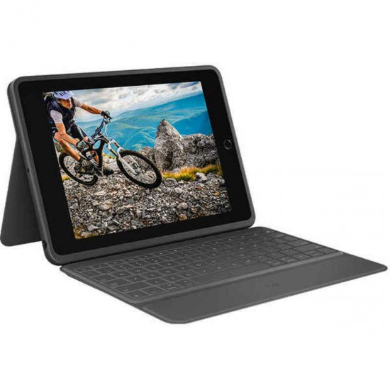 Bluetooth Keyboard with Support for Tablet Logitech 920-009317 Black Spanish Qwerty QWERTY iPad 7 Galaxy Tab S2 Bluetooth Keyboard with Support for Tablet Logitech 920-009317 Black Spanish Qwerty QWERTY iPad 7 Galaxy Tab S2