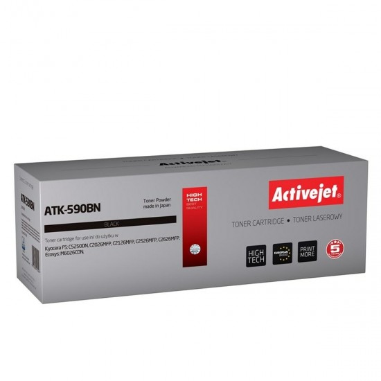 Compatible Toner Activejet ATK-590BN Black