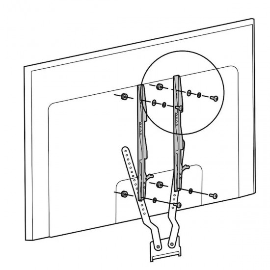 Fixed TV Support Poly Studio P15/R30