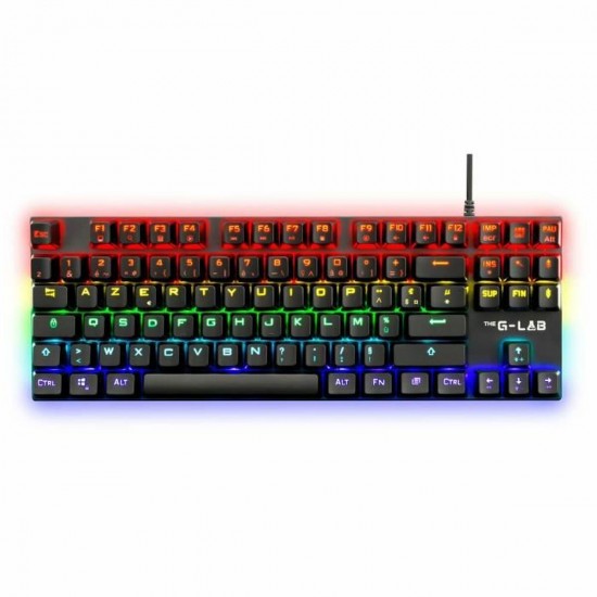 Gaming Keyboard The G-Lab Mercury AZERTY French Black