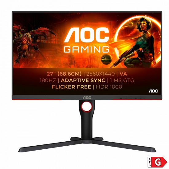 Gaming Monitor AOC 27" 180 Hz 2K