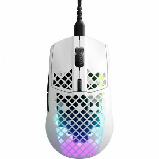 Gaming Mouse SteelSeries AEROX 3 (2022) SNOW EDITION White