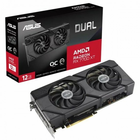 Graphics card Asus Dual Radeon RX 7700 XT OC Edition AMD RADEON RX 7700 XT 12 GB GDDR6