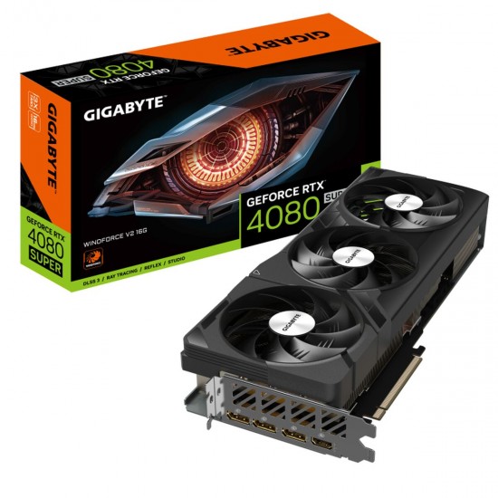 Graphics card Gigabyte GV-N408SWF3V2-16GD NVIDIA GeForce RTX 4080 GEFORCE RTX 4080 SUPER 16 GB GDDR6X