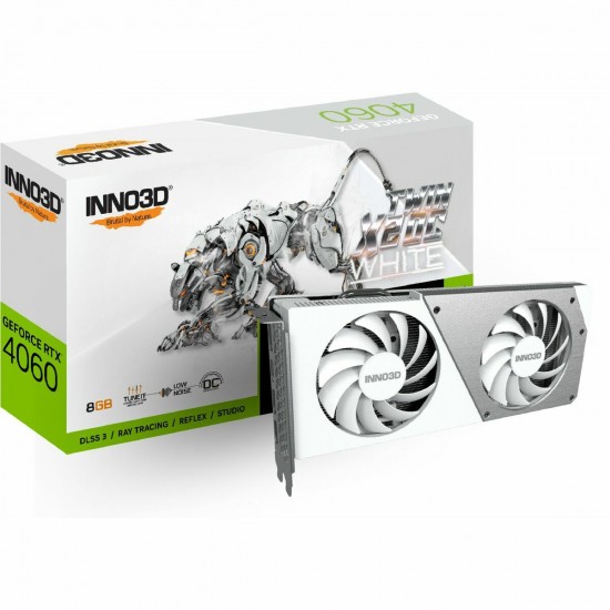 Graphics card INNO3D N40602-08D6X-173051W Geforce RTX 4060 GDDR6