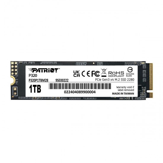 Hard Drive Patriot Memory P320P1TBM28 1 TB SSD