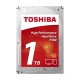 Hard Drive Toshiba P300 1TB 3,5" 7200 rpm 1 TB 1 TB HDD 1 TB SSD