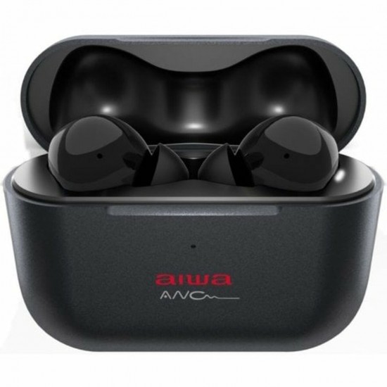 Headphones with Microphone Aiwa EBTW-888ANC/BK Black Headphones with Microphone Aiwa EBTW-888ANC/BK Black