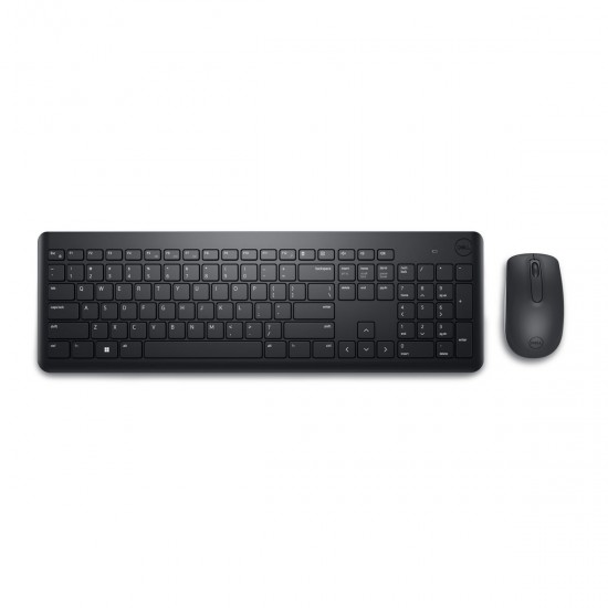 Keyboard and Mouse Dell KM3322W Qwerty US Black QWERTY