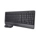 Keyboard and Mouse Trust Trezo Black Monochrome QWERTY Qwerty US