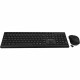 Keyboard and Mouse V7 CKW350US Black Qwerty US