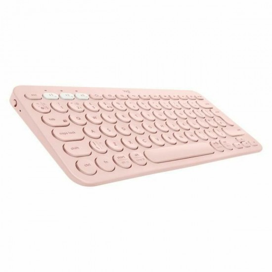 Keyboard Logitech K380 French AZERTY Pink AZERTY