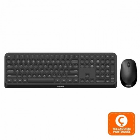 Keyboard Philips Black QWERTZ