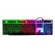 Keyboard The G-Lab Keyz Neon Black Spanish Qwerty QWERTY