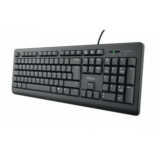 Keyboard Trust Taro Black Spanish Qwerty