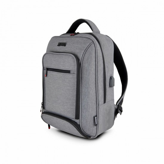 Laptop Backpack Urban Factory MCE15UF Grey 15.6"