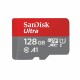 Micro SD Memory Card with Adaptor SanDisk SDSQUAB-128G-GN6IA 128 GB