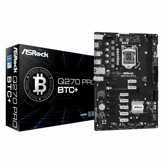 Motherboard ASRock Q270 Pro BTC+ LGA 1151 INTEL Q270