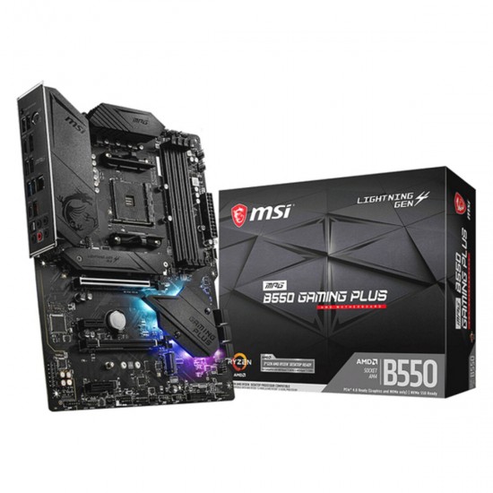 Motherboard MSI MPG B550 Gaming Plus ATX DDR4 AM4 AMD B550 AMD AM4