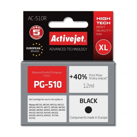 Original Ink Cartridge Activejet AC-510R Black