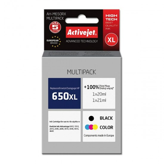 Original Ink Cartridge Activejet AH-M650RX Black