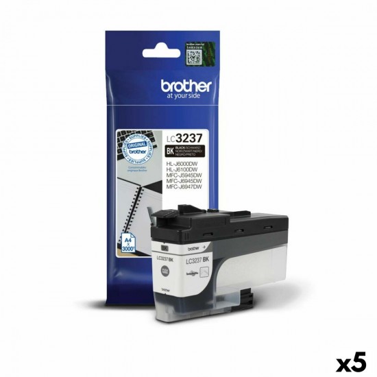 Original Ink Cartridge Brother HLJ6000 / MFCJ5945 6945 Black (5 Units)