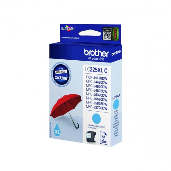 Original Ink Cartridge Brother LC-225XLCBP Cyan