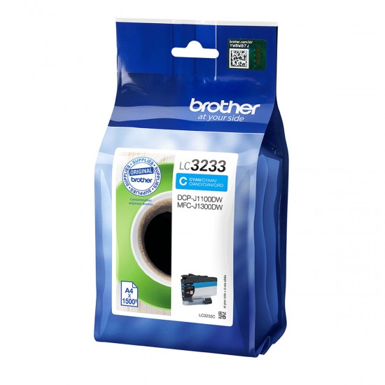 Original Ink Cartridge Brother LC-3233C Cyan