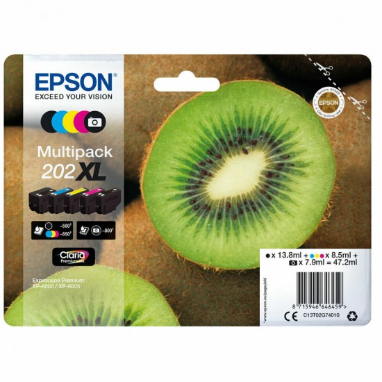 Original Ink Cartridge Epson 202XL Multicolour