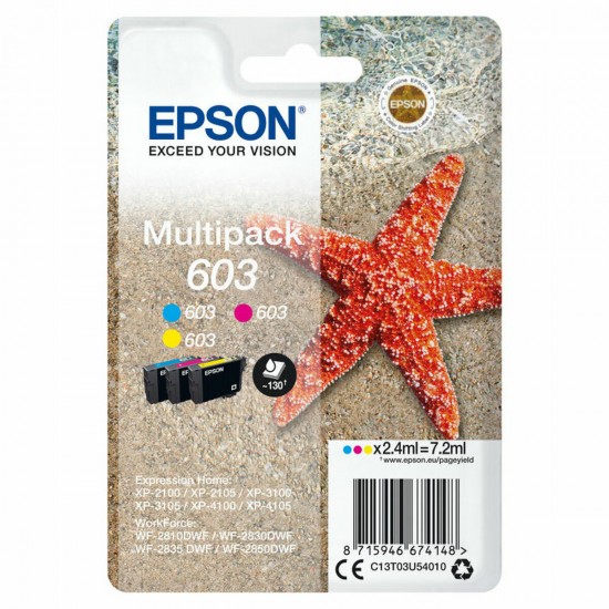 Original Ink Cartridge Epson C13T03U54010 Cyan/Magenta/Yellow