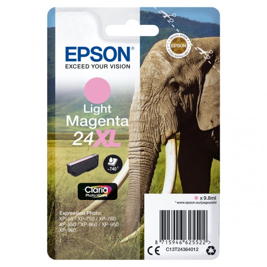 Original Ink Cartridge Epson C13T24364012 Light Magenta