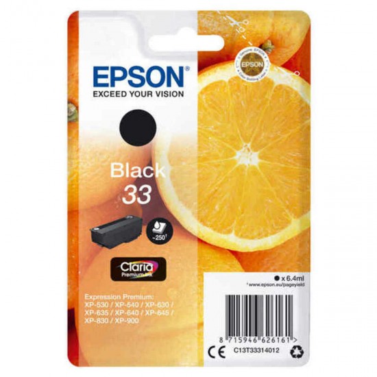 Original Ink Cartridge Epson C13T33314022 Black