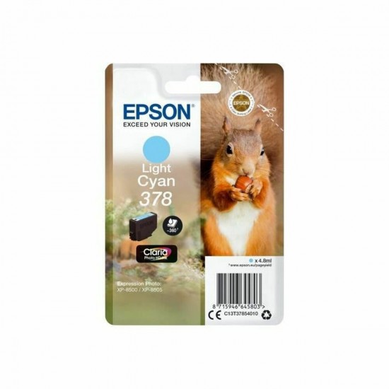 Original Ink Cartridge Epson C13T37854010 Cyan Light Cyan