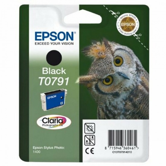 Original Ink Cartridge Epson Cartucho Epson T0791 negro Black