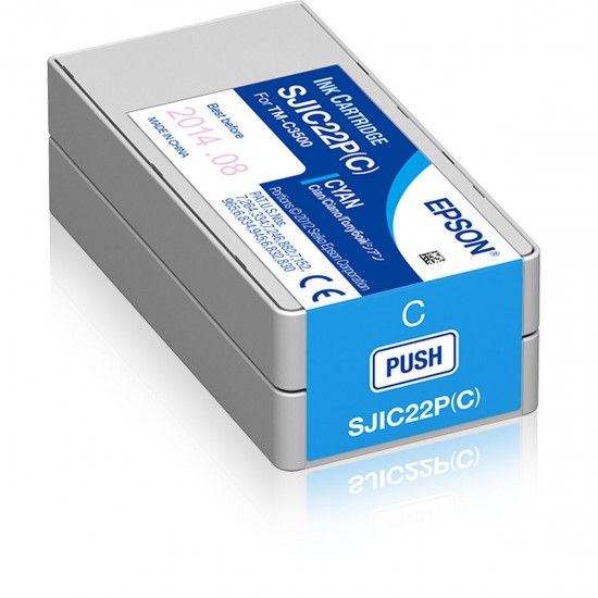 Original Ink Cartridge Epson SJIC22P Cyan