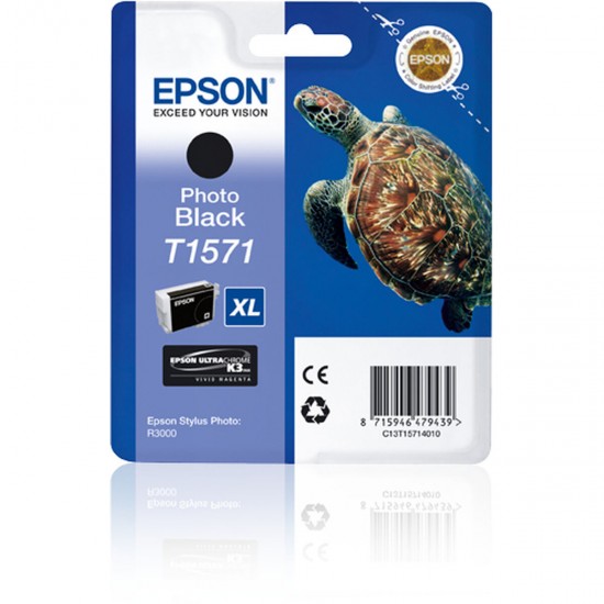 Original Ink Cartridge Epson Stylus Photo R3000 Black