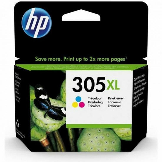 Original Ink Cartridge HP 305XL Multicolour Tricolour Cyan/Magenta/Yellow Original Ink Cartridge HP 305XL Multicolour Tricolour Cyan/Magenta/Yellow