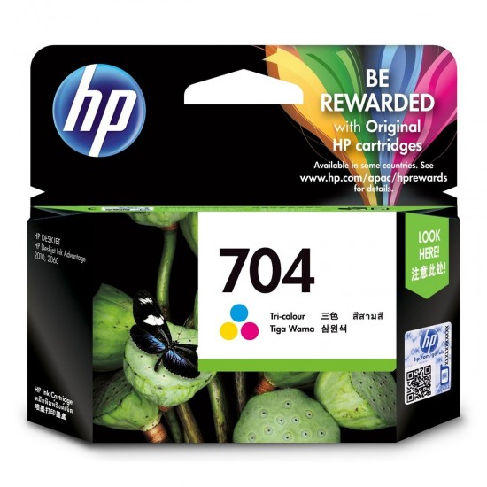 Original Ink Cartridge HP 704 Multicolour