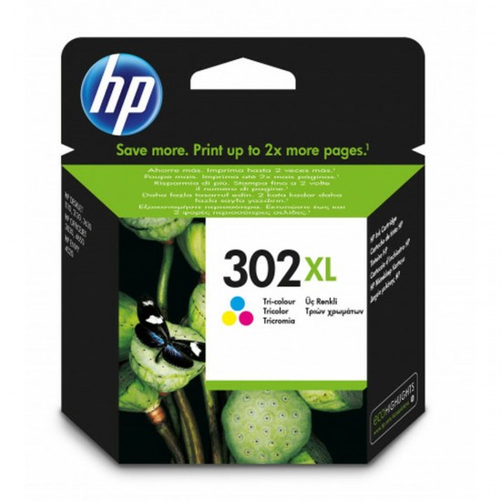 Original Ink Cartridge HP F6U67AE Multicolour