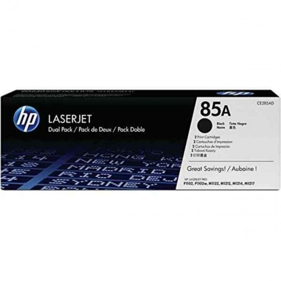 Original Toner HP 85A Black (2 Units) Original Toner HP 85A Black (2 Units)