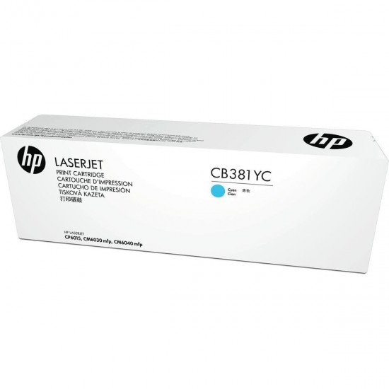 Original Toner HP CB381YC Cyan