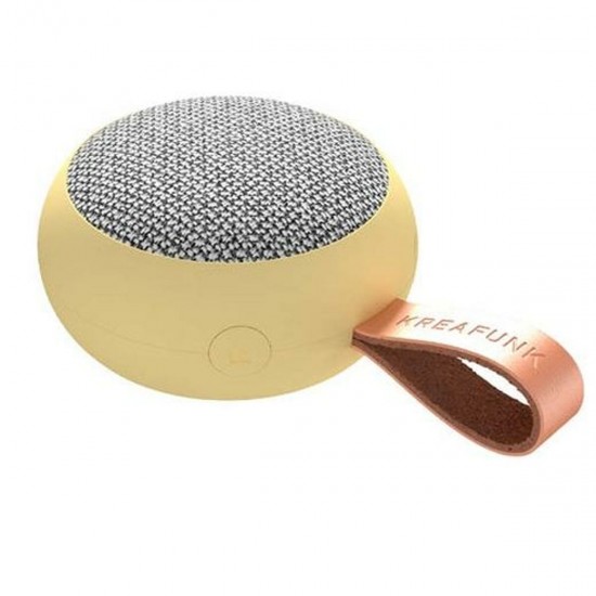 Portable Bluetooth Speakers Kreafunk Yellow 6 W Portable Bluetooth Speakers Kreafunk Yellow 6 W